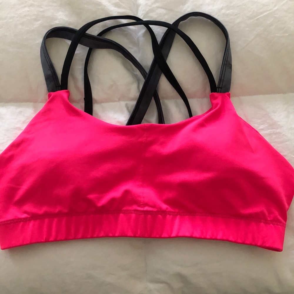 Pink Sports Bra
